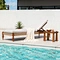 wood Sun Lounger